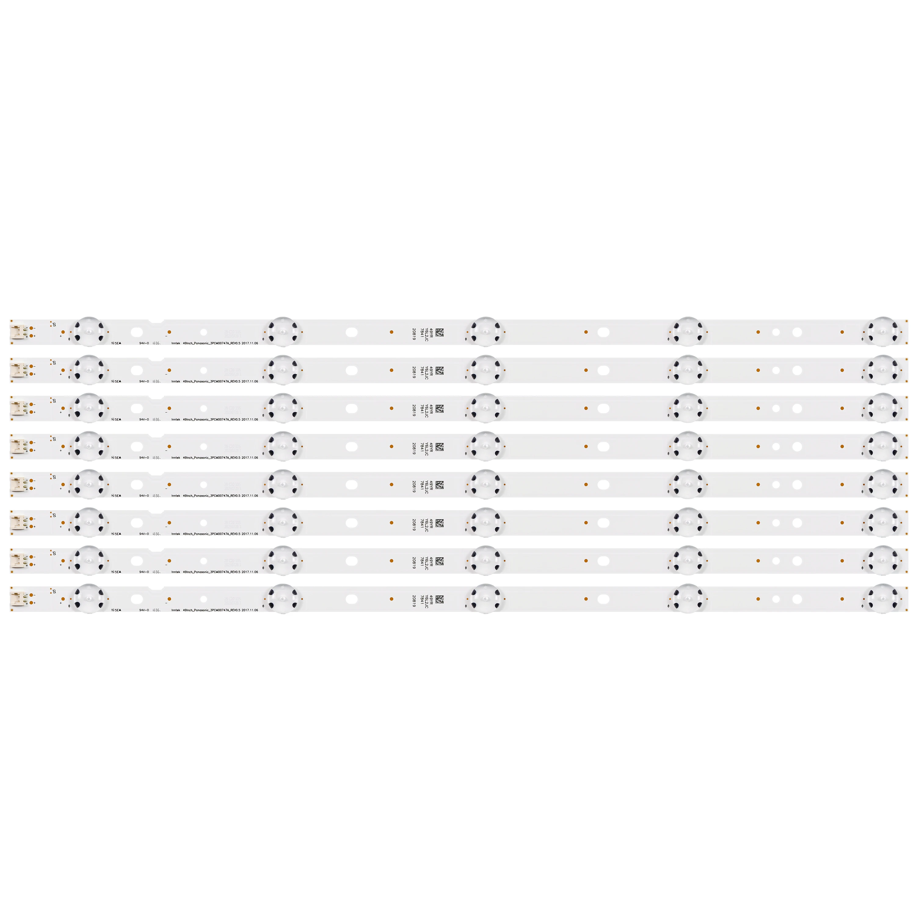 Tira Retroiluminação Led para lg Innotek 49 Polegadas Panasonic Rev0.4 Tc49fx650b Tc49fx600e Tc-49fx650e Tx49fx600e Tx-49esw504 Tx49fx650e