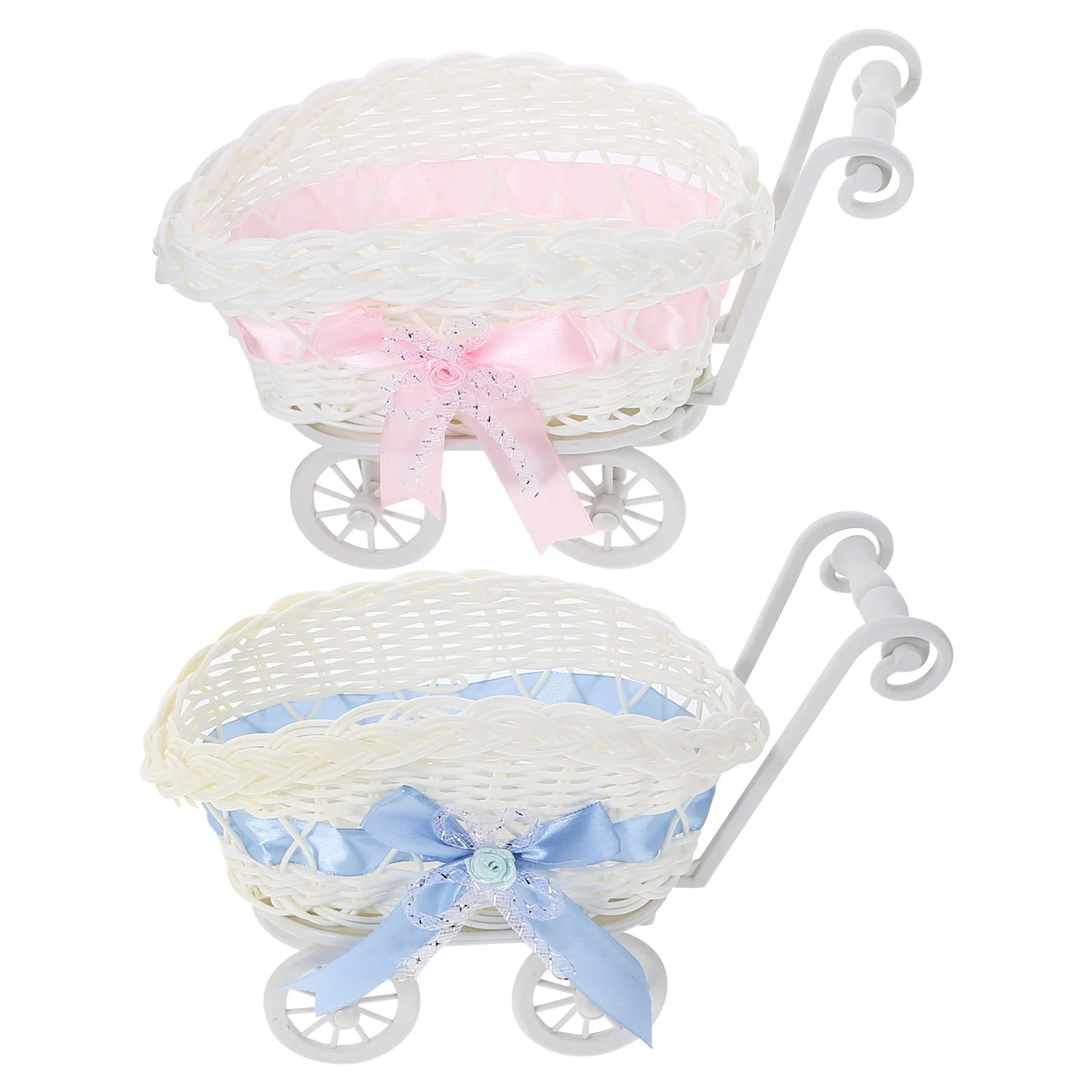 

Party Flower Basket Gift Packing Basket Woven Storage Basket Baby Shower Decorations Wedding Decoration Party Favors Basket