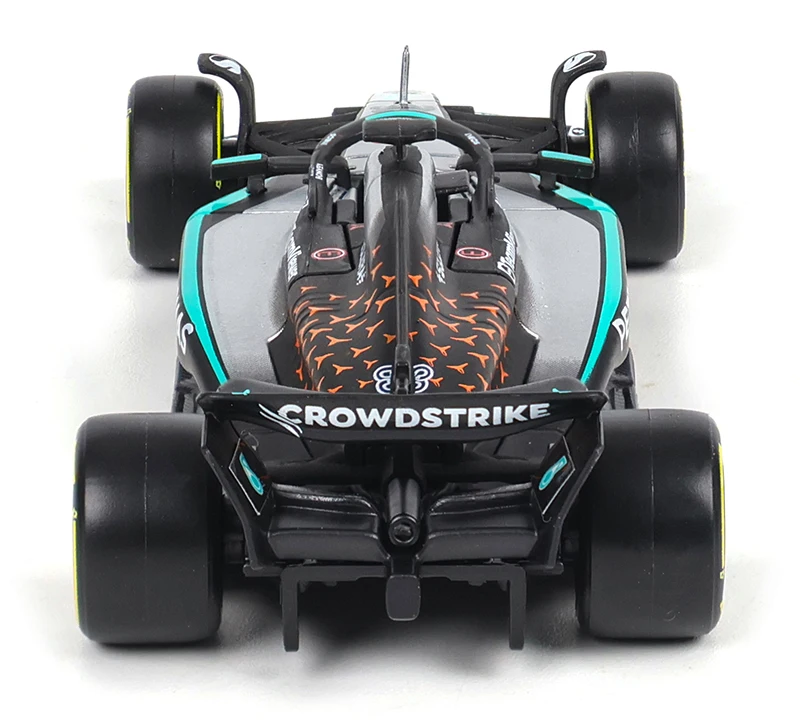 W16 # 12 # 63 Bburago 1:43 Mercedes-AMG F1 Team Formel-1-Modellauto, Wettbewerbsfahrzeuge, Modellauto, Rennspielzeug, Britischer Grand Prix – Detail 6