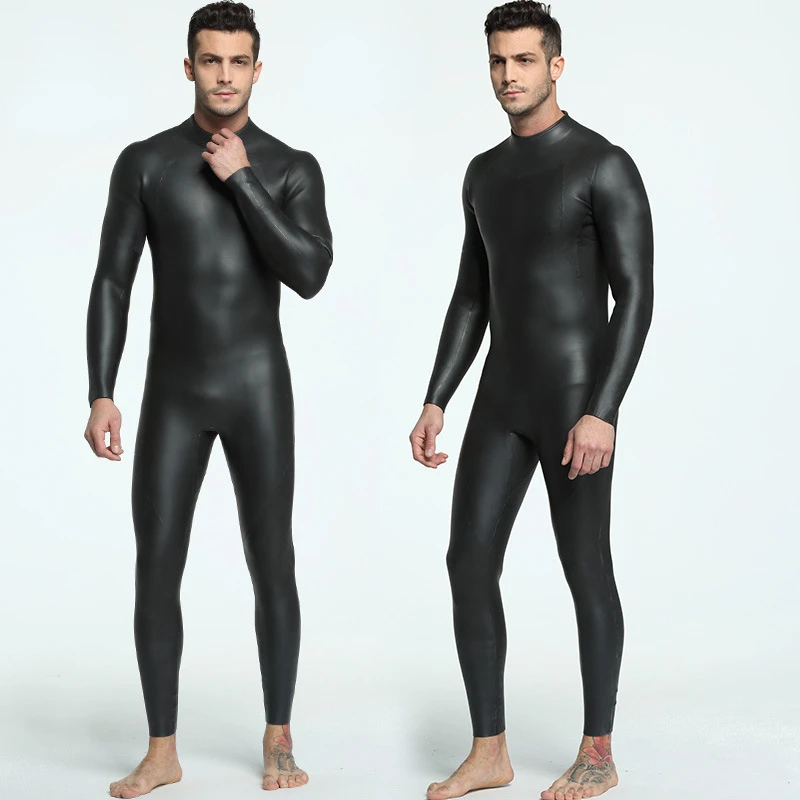 Mens Women 3mm CR Triathlon Wetsuit Ultra Elastic Smooth Skin Wetsuits Full Wetsuit Open Water CR Neoprene