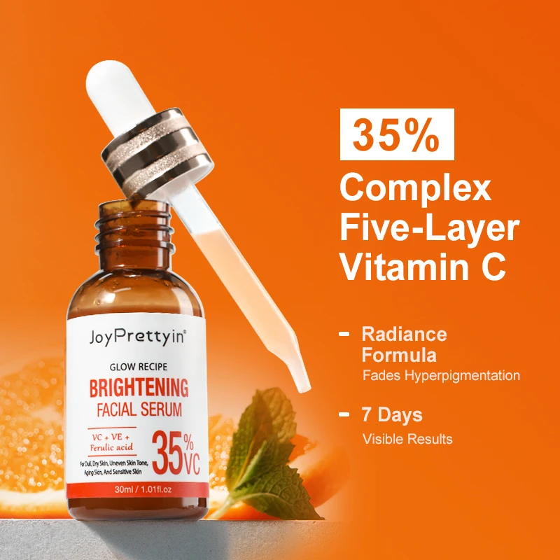 Vitamin C Whitening Face Serum Dark Spot Remover Nourishing Moisturizing Anti Wrinkle Hyaluronic Acid Facial Serum Skin Care 1
