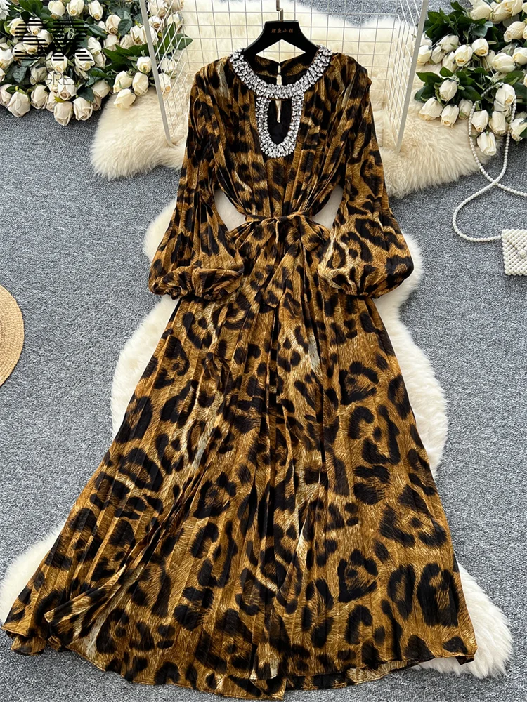 open lace back dress Sherri Hill 57476 Prom Dress - Animal Print main image 1