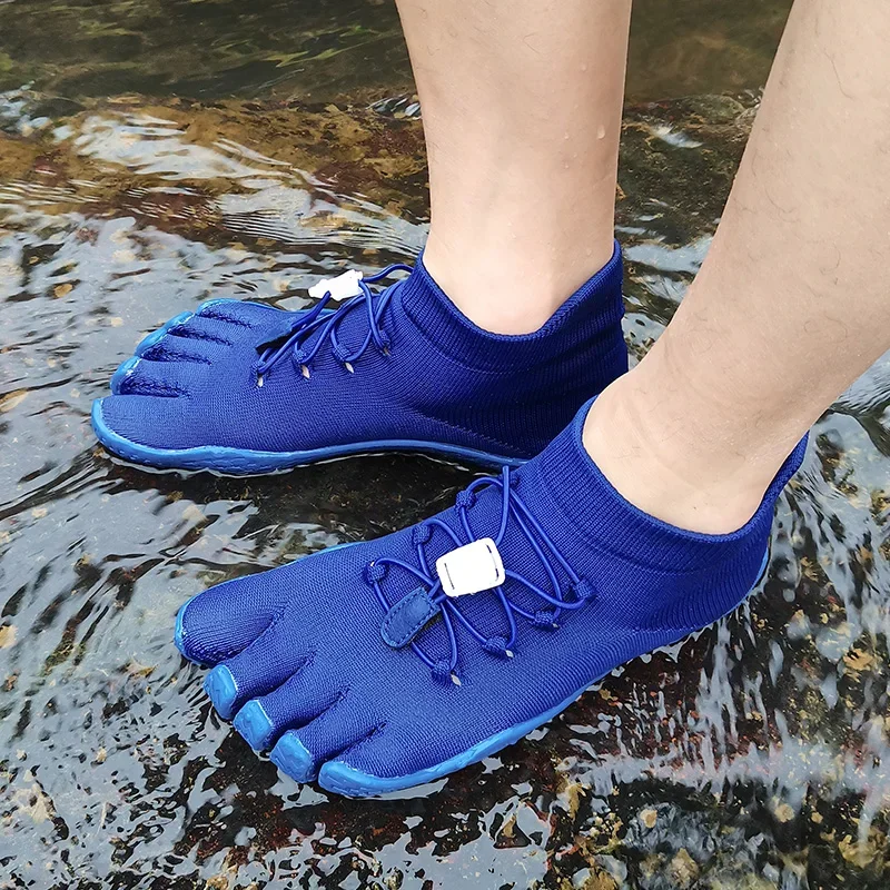 Unisex Split Toe Men FiveFingers Casual Sneakers Climbing Drainage Mesh Women Canyoning Quick Drying Water Shoes_vogvips.com