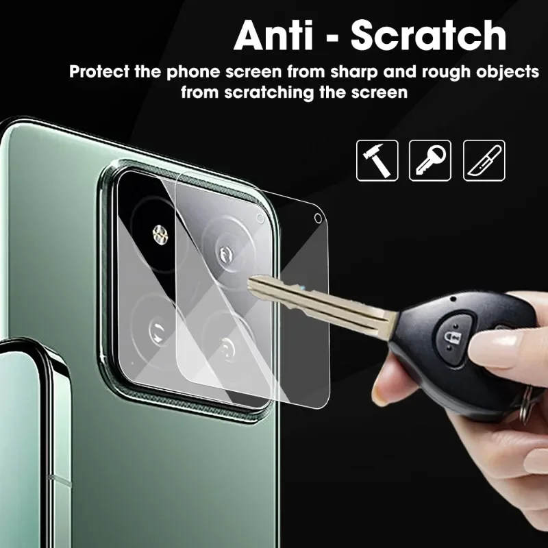 HD Explosion-proof Lens Protector for Xiaomi 14 Full Coverage Phone Rear Camera Lens Film for Mi 14 Anti-scratch Tempered Glass