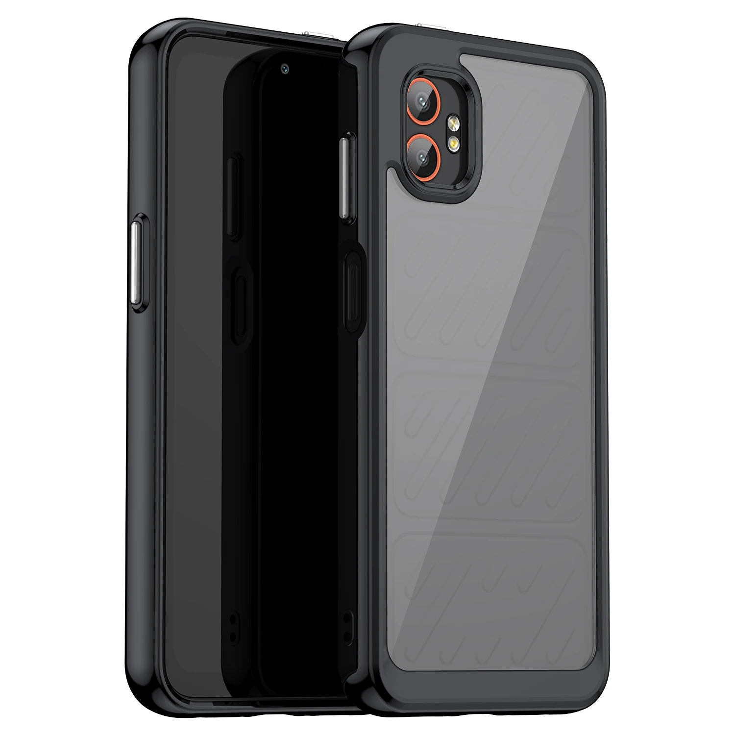 Colorful Soft Edge Silicone Transparent Shockproof Bumper Case