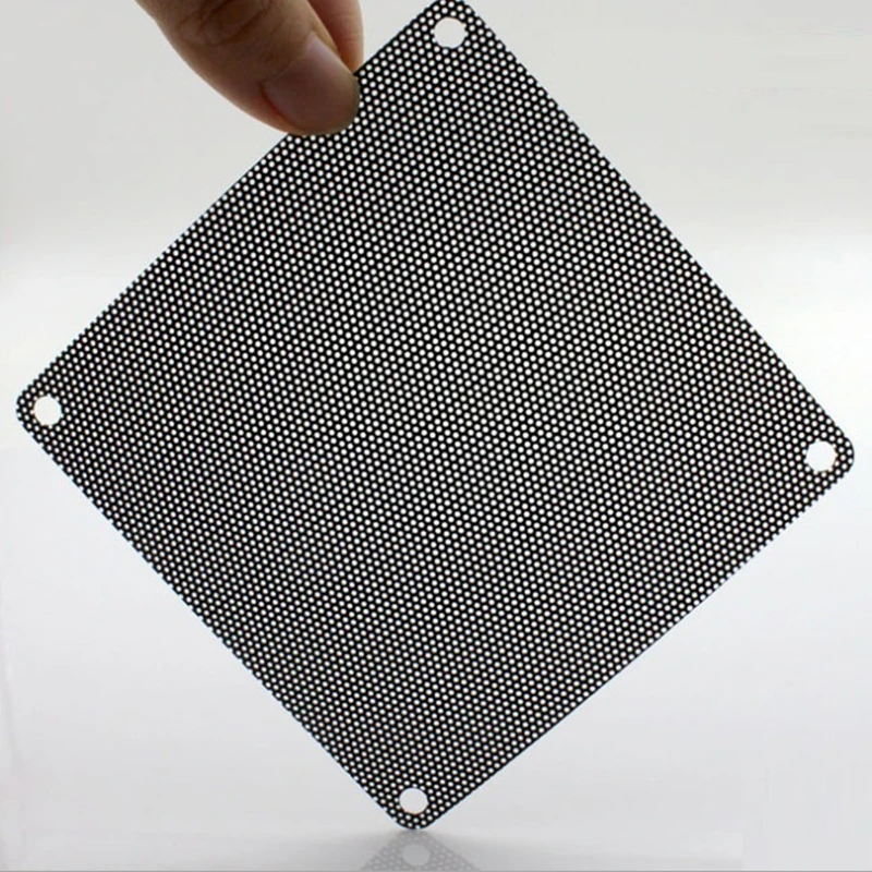 5PCS/lot 80/120/140mm Cuttable PVC PC Fan Dust Filter for Computer Hardware