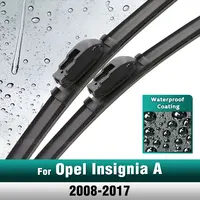 Silicone & rubber  Front Wiper Blades Set For Opel Insignia A 2008 - 2017 Windshield Windscreen Window Brush 24"+18" 1