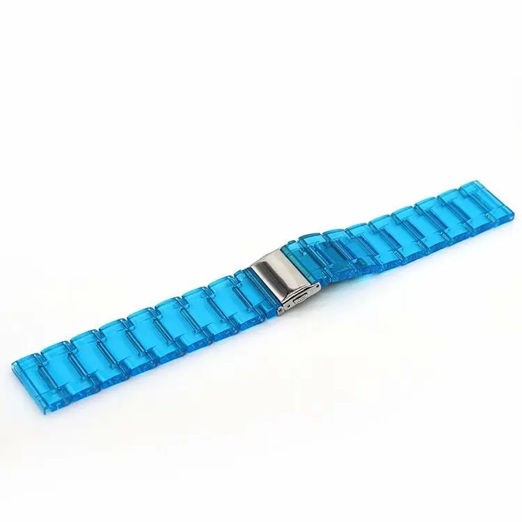 Elegant Transparent Resin Watch Strap - 20mm/22mm
