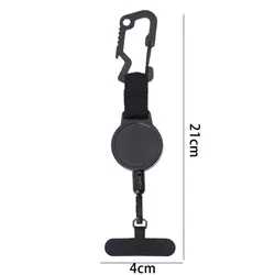 Retractable Anti - Theft Phone Holder Lanyard with Belt Clip (B)