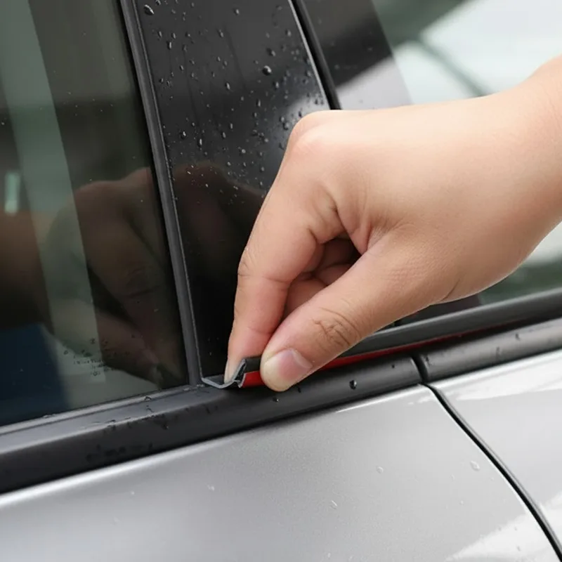 Car Door Rubber Seal Strip Filler Car Door Weatherstrip for B Pillar Protection Sealant Strip Sealant Noise Reduction for Auto