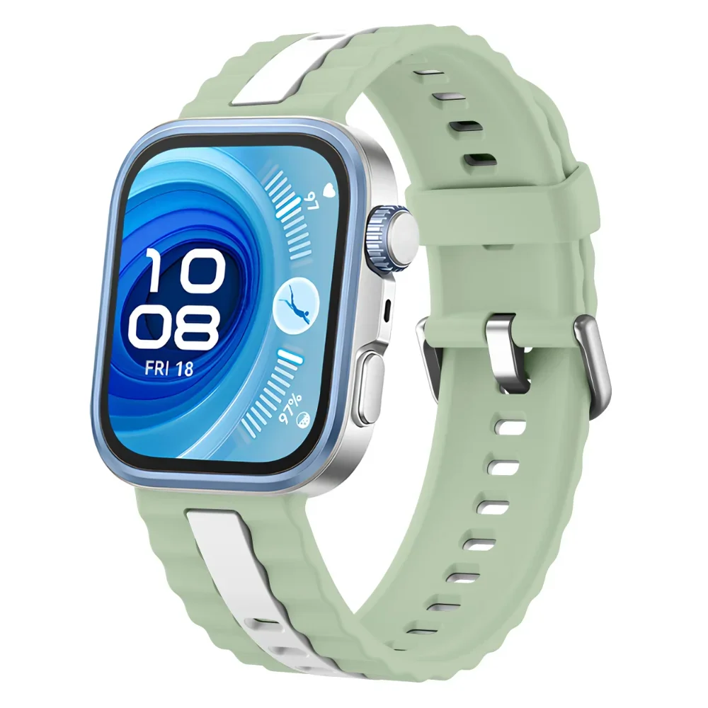 Sprot Two-Color Silicone Strap Bracelet