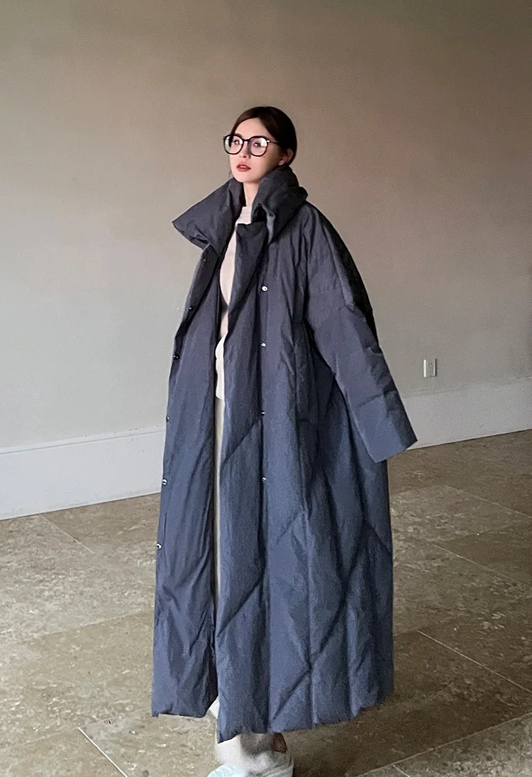 2024 New Large Size Winter Parkas Warm Long Puffer Jacket Oversized Women Loose Large Quilt Cotton Coat Cotton-padded Jacket