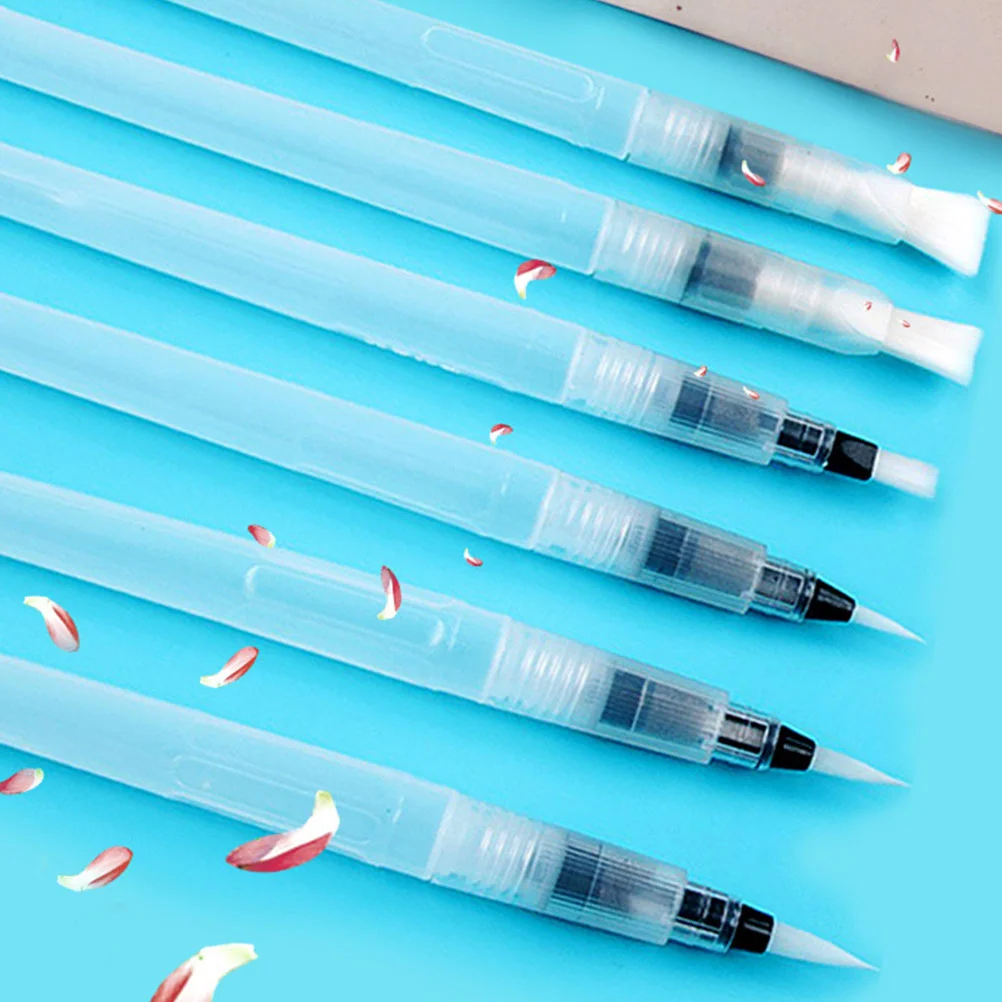 Watercolor Brush Pens Water Soluble Colored Pens Aqua Coloring Brush Painting Pens