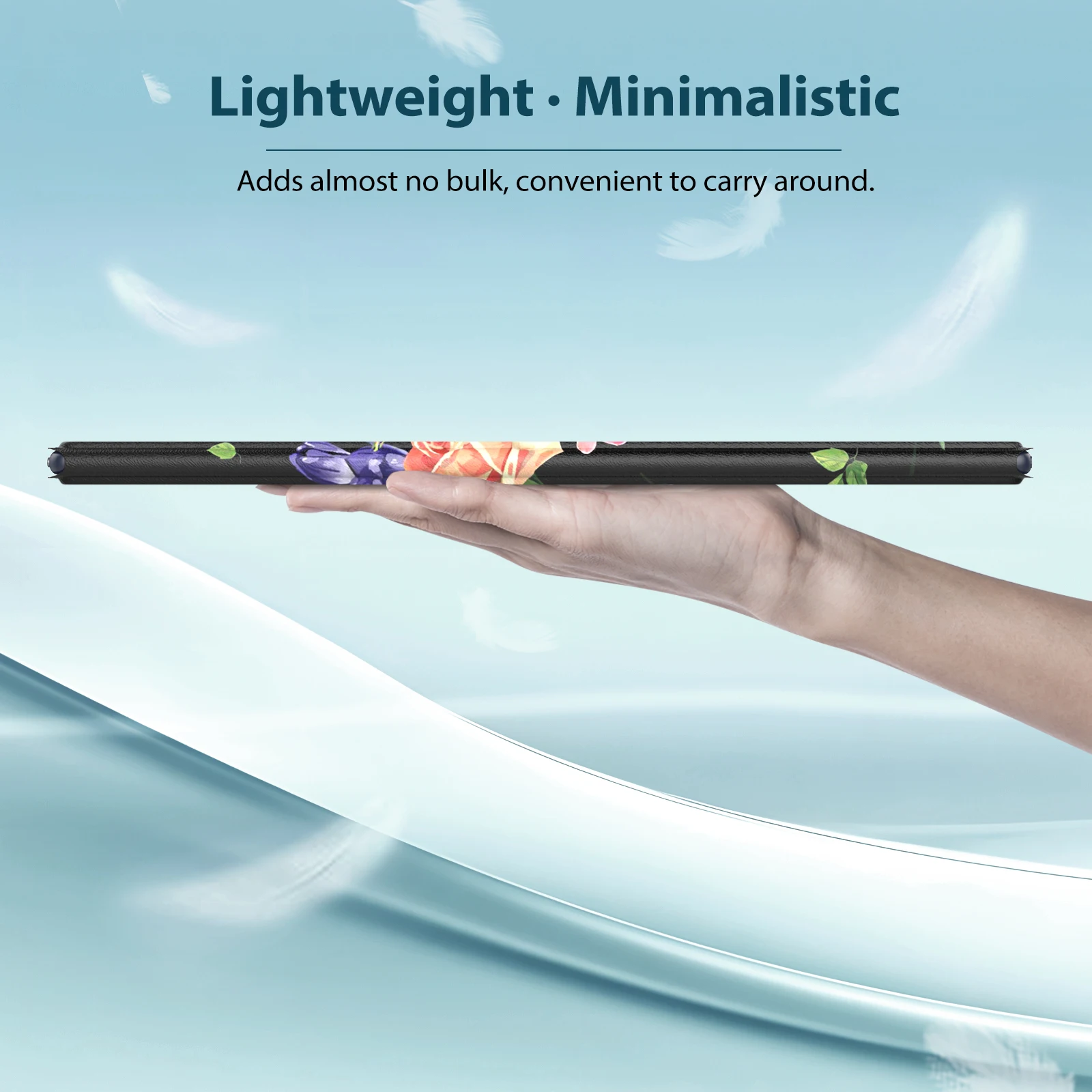 Moko-caixa Magnética Ultra-fina com Suporte de Caneta Embutido Capa Leve do Livro Folio para Notável Tablet - Imagem 6