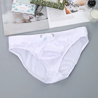 Slip Sexy pour hommes, maillot de bain, vêtements de plage, taille basse, sous-vêtements, maillot de bain, séchage rapide 4