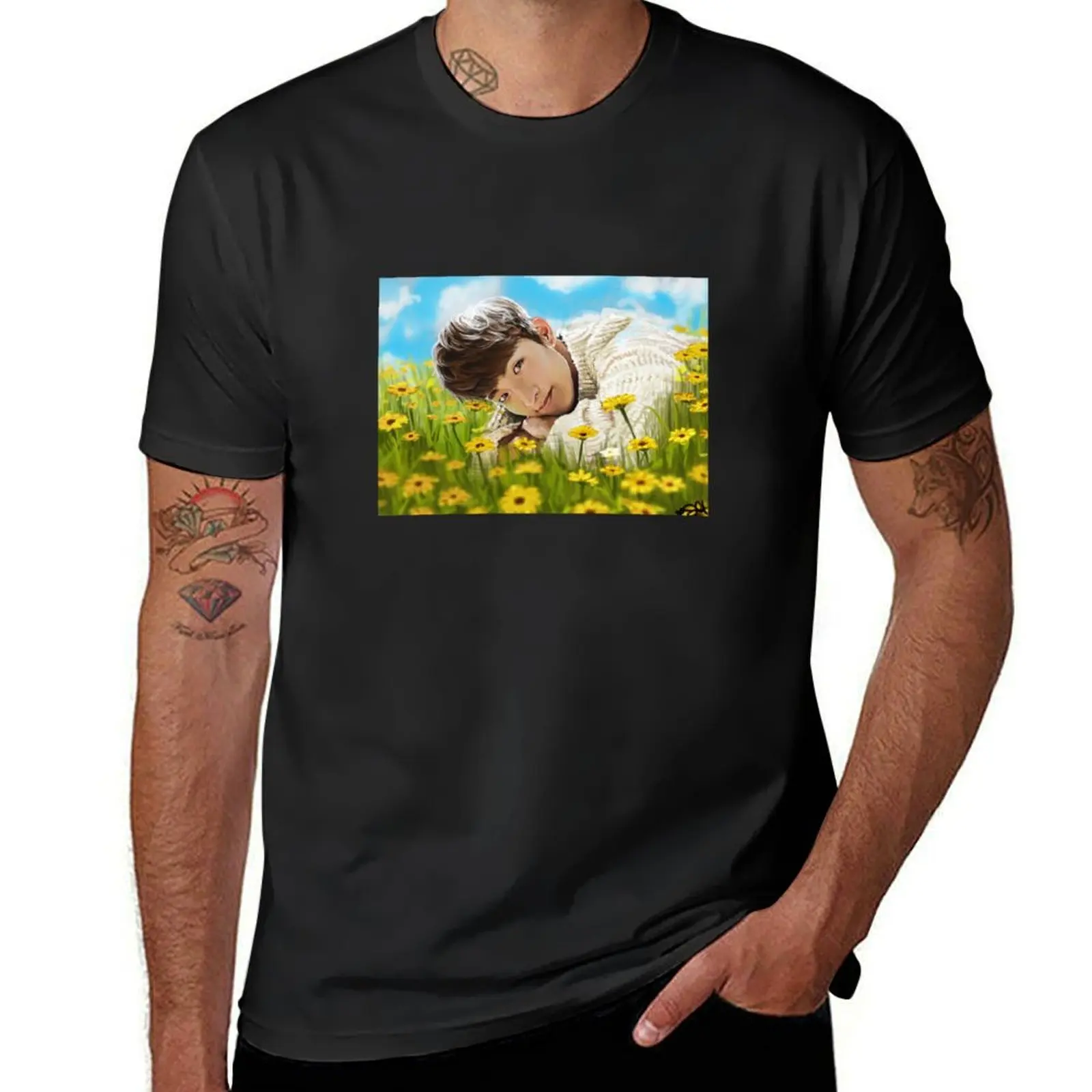 

Sunflower Seokmin T-Shirt vintage clothes animal prinfor boys t shirts for men