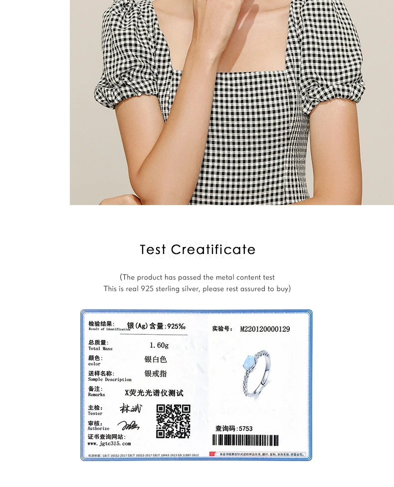 MODIAN Genuine 925 Sterling Silver Natural Oval Opals Original Design Finger Rings For Women Fashion Fine Jewelry Accessories