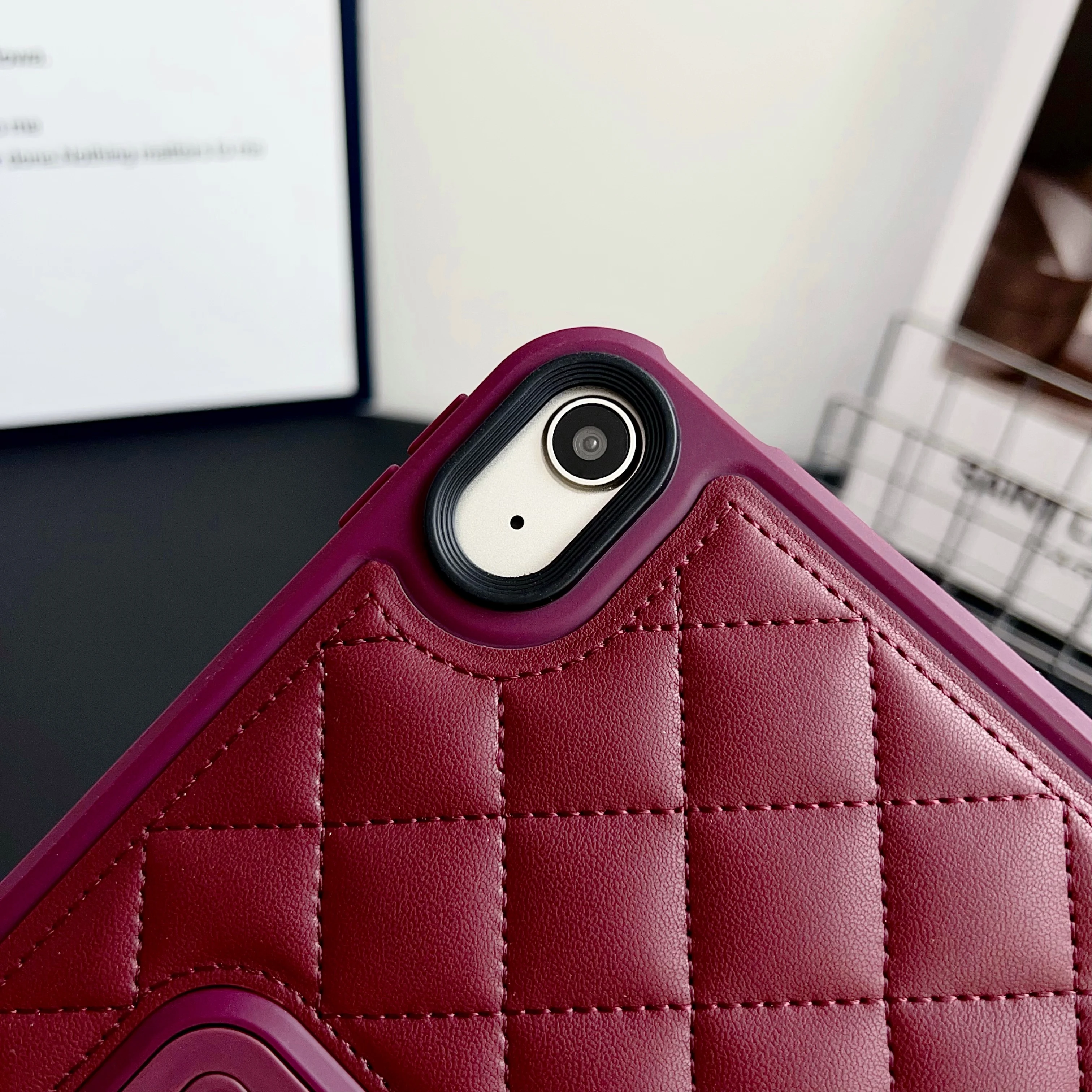 Luxury PU Leather Tablet Case with Kickstand Cover
