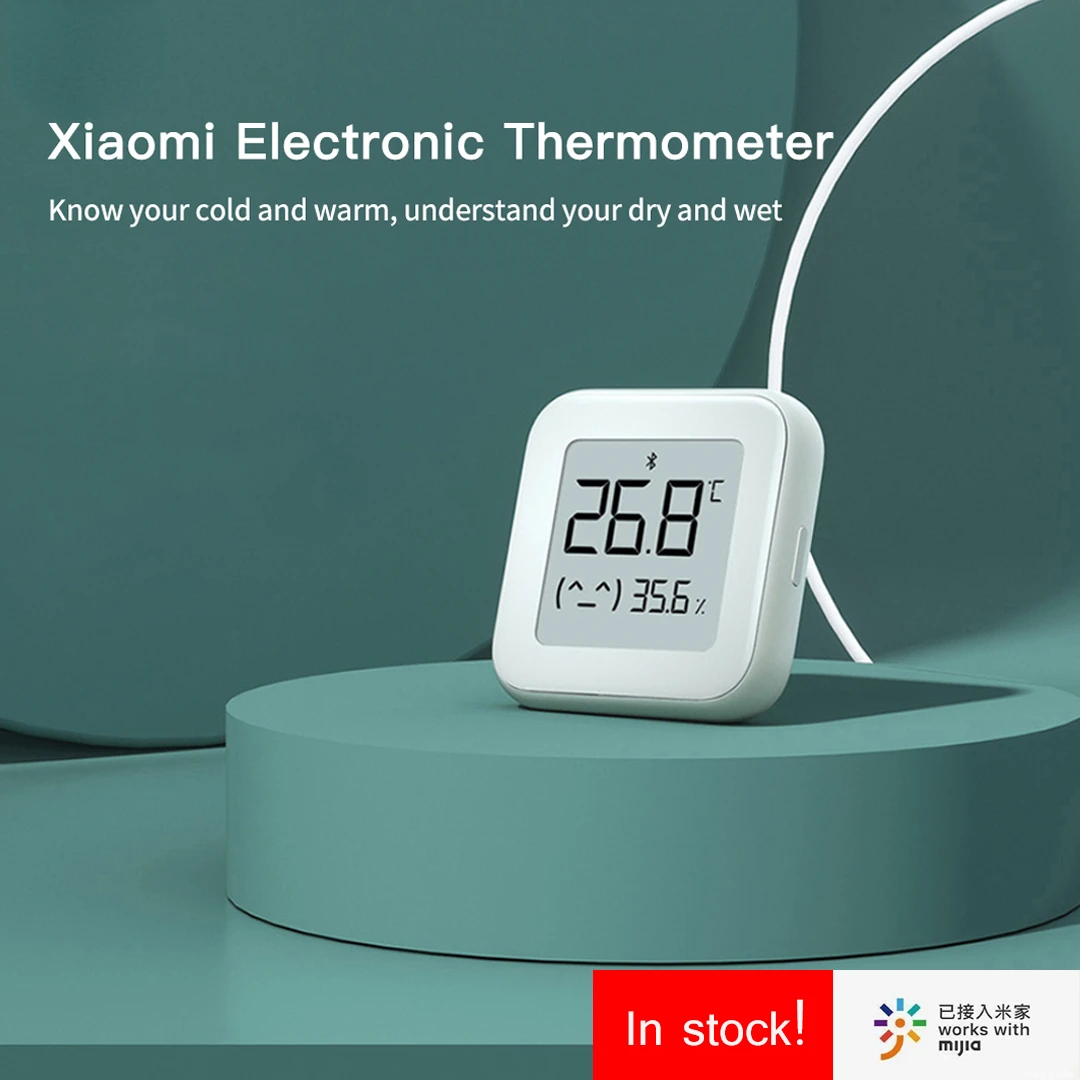 

Xiaomi mijia Electronic Thermometer Hygrometer Bluetooth Humidity Sensor Digital LCD Display Smart Household Thermometer APP