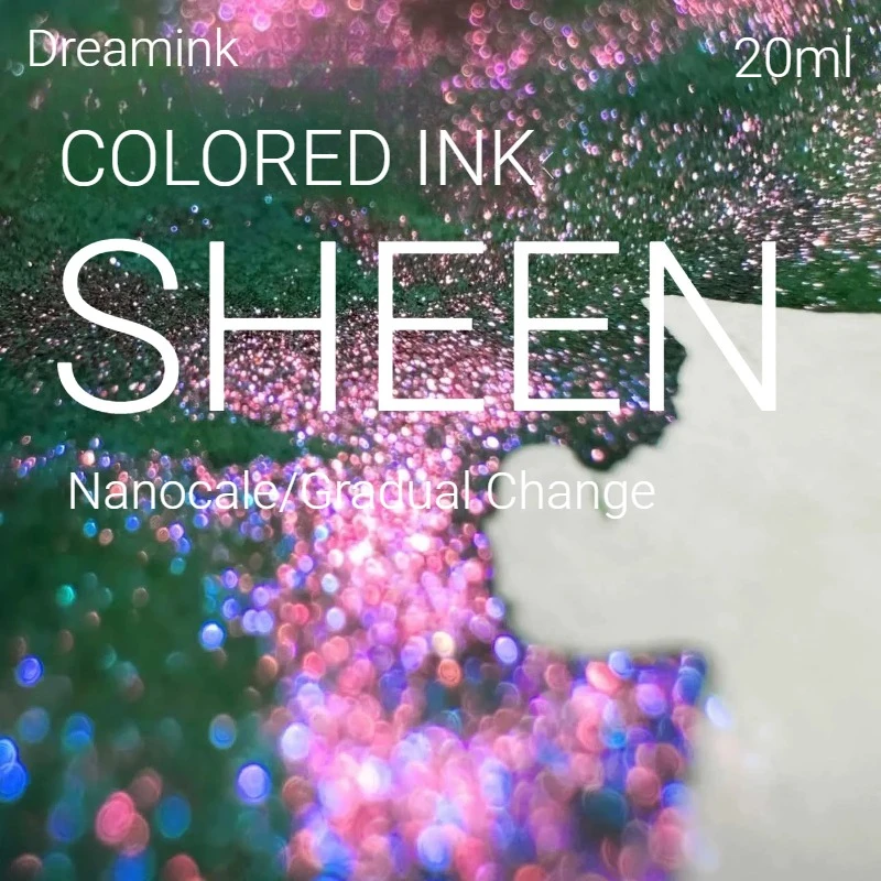 Dreamink 60 색상 쉰 만년필 잉크 20ml 비탄소 유리 딥펜용 JINHAO Hongdian 문구 학교 미술 용품