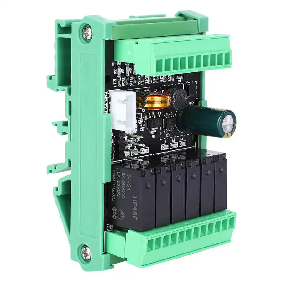 FX2N-14MR PLC    , ̽ Ƴα 2AD 0-10V Է,  ī, 24V DC   ġ, 8 in 6 out