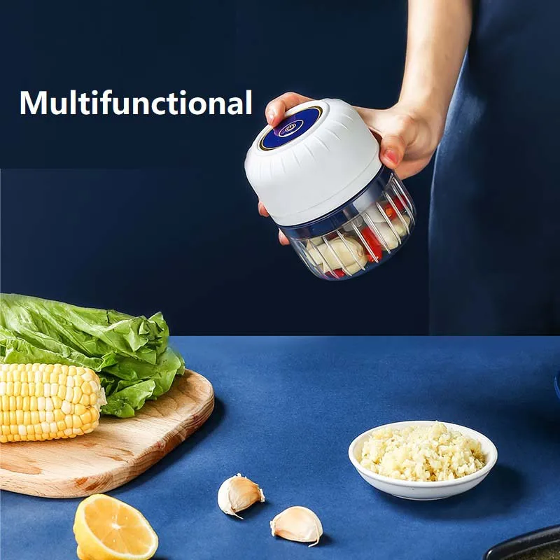 Presse-ail Inoxydable VINATO - Avec éplucheur Silicone Et Brosse De Nettoyage - Hachoir Manuel Professionnel - Ustensile De Cuisine Pratique