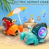 Crawling Crab Baby Toys With Music Light Up Interactive Musical Toys For Baby Dancing Crawling Toys Moving Toddler Toys 0 12 3