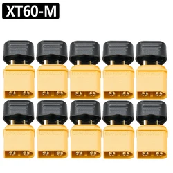 Gold Plated XT60H Bullet Connector Set (10X - XT60H Male)