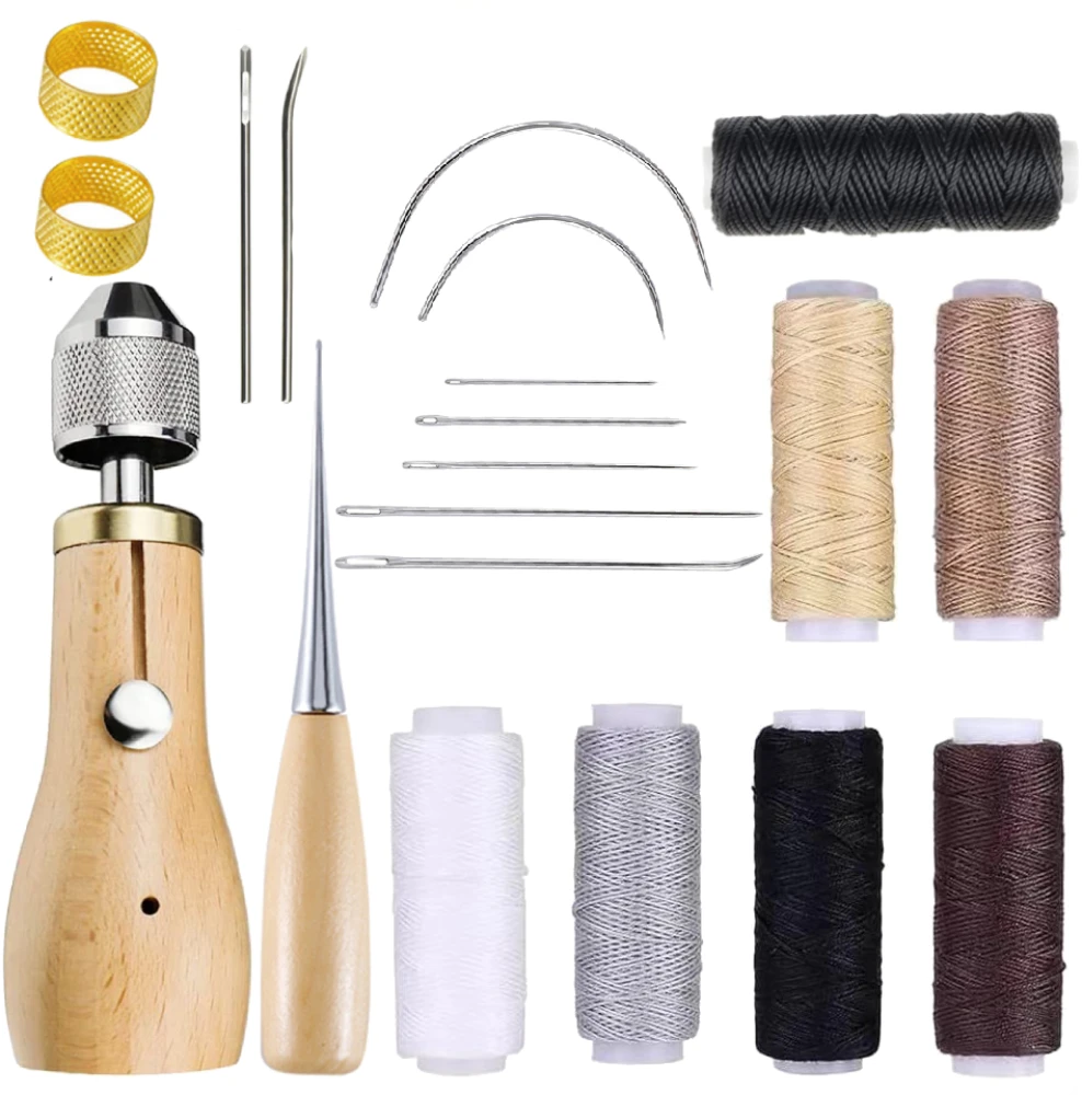 Kit Di Filo Per Punteruolo Per Cucire In Pelle Macchina Da Cucire Manuale Fai Da Te Macchina Da Cucire Manuale Speedy Stitcher Set Di Artigianato In P