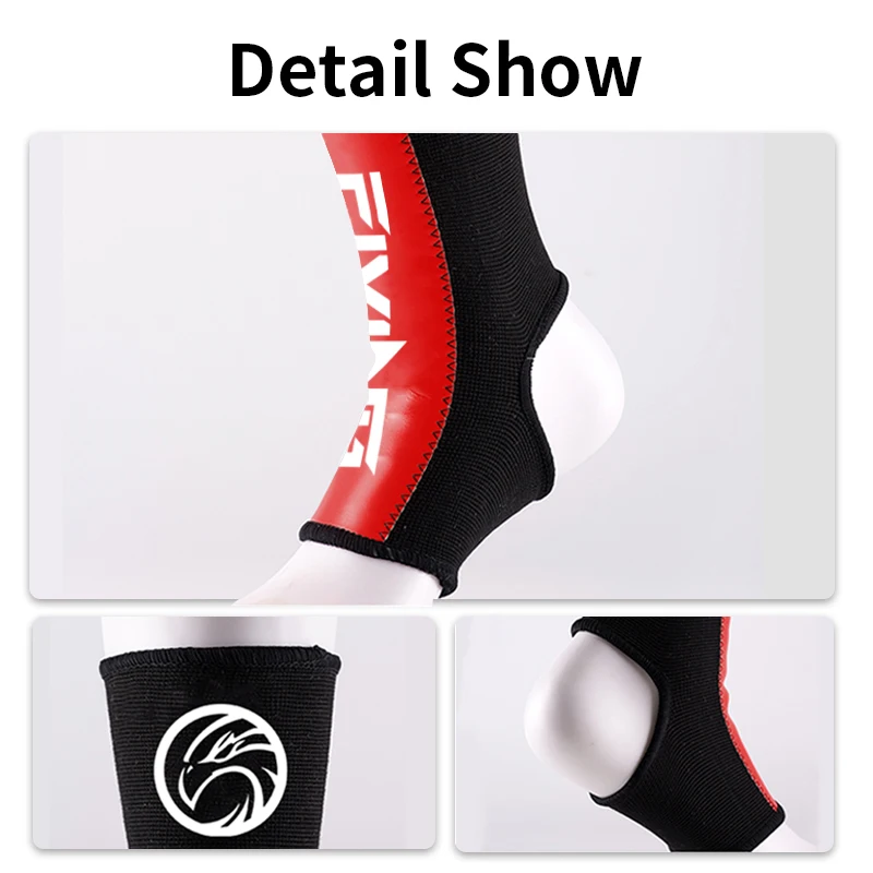 MMA Boxing Shin Guards Ankle Support 1 Pair Men Women Kickboxing Equipment Karate Protectors Sanda Muay Thai Legging Shin Guard Pads Soccer Shin Guards Kickboxing Leg Guards Kickboxing Shin Guards