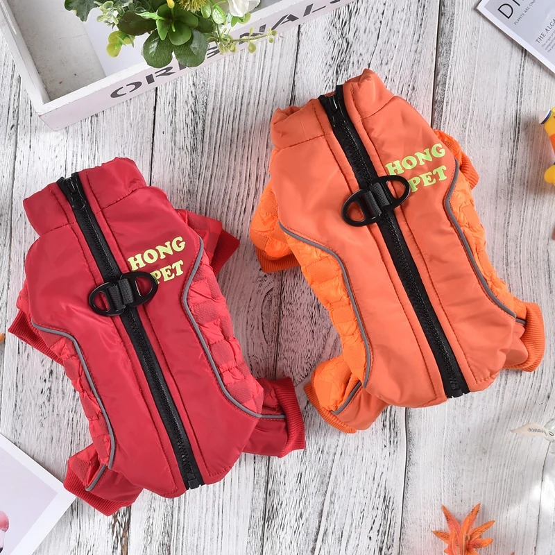 Waterproof Down Tracksuit Sweatshirt for Small Medium Dogs Bulldog Chihuahua Winter Warm Pet Coat Apparel Clothes S To 3XL Suit