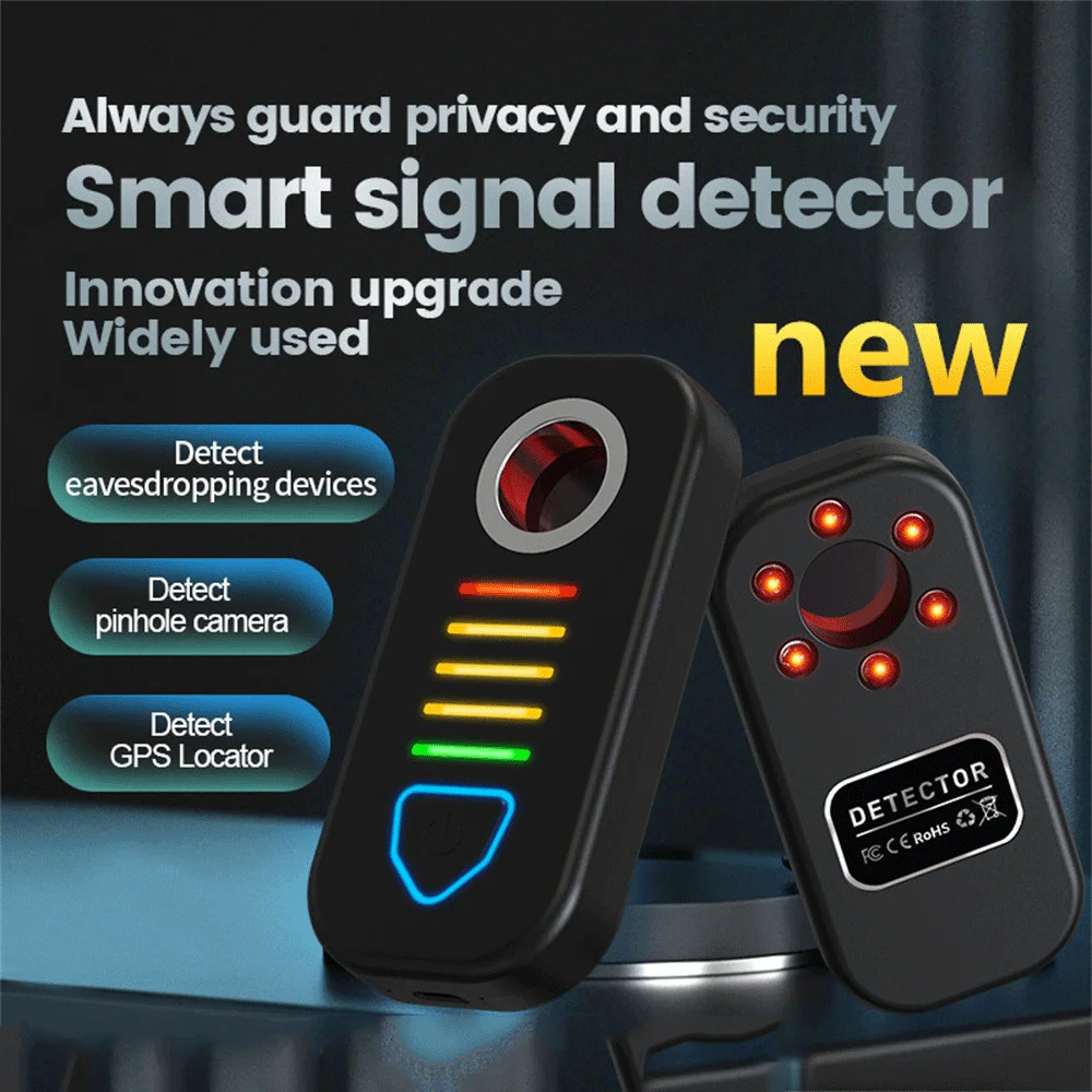 

Wireless Camera Lens Signal Detector Signal Detect Camera Multi-Function Anti-tracking Detector Anti Candid GDP Device Finder