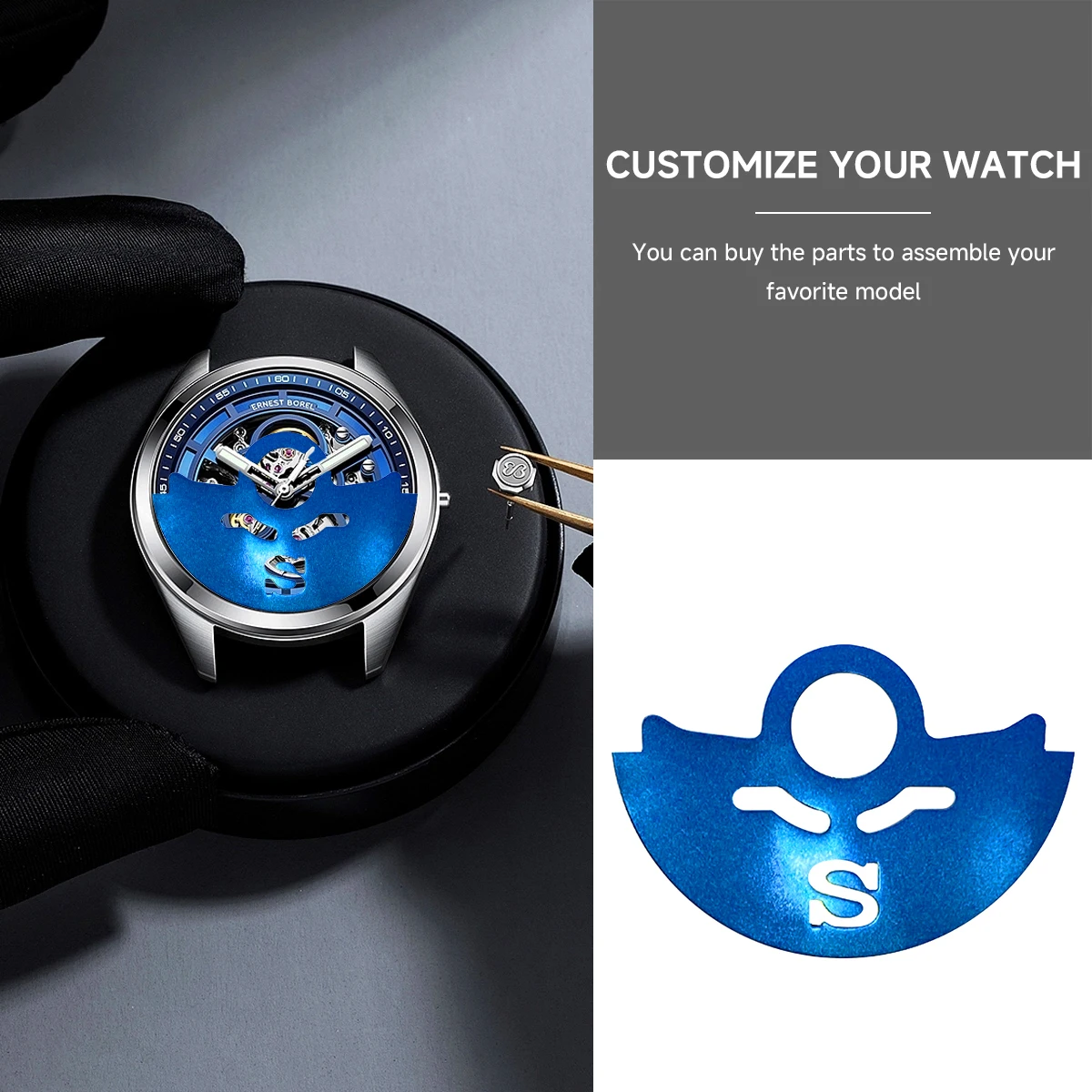 Automatic Hammer Sheet Patch Sticker Oscillating Weight Rotor for Watch Movement Modification