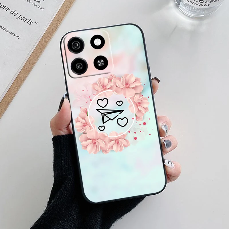 Sleek Black TPU Silicone Phone Case - Slim and Protective Back Cover