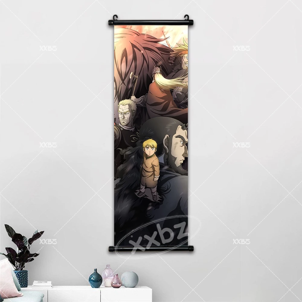 Vinland Saga Anime Wall Art: Thorfinn & Askeladd Decor Canvas Poster