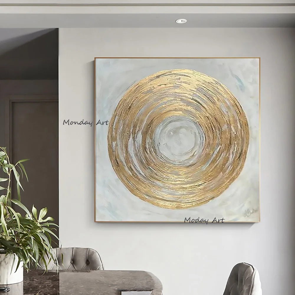 Extra Large Canvas Painting Oil Painting Golden Leaf Oversized Art Extra  Large Wall Art Large Abstract Painting For Living Room - Painting &  Calligraphy - AliExpress