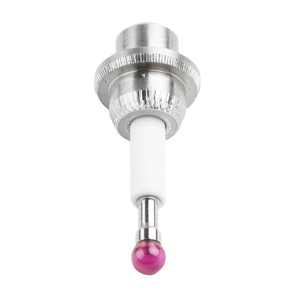 

Stainless Steel 4mm Ball CMM Touch Probe Stylus Long lasting Red Gemstone M3 Thread Wide Range of Applications