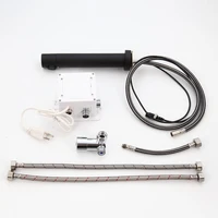 ZAPPO Code Matte สีดำก๊อกน้ำห้องน้ำ Wall Mount เซ็นเซอร์ก๊อกน้ำอัตโนมัติแฮนด์ฟรี Touch Sensor ห้องน้ำอ่างล้างจาน Tap Mixer 6