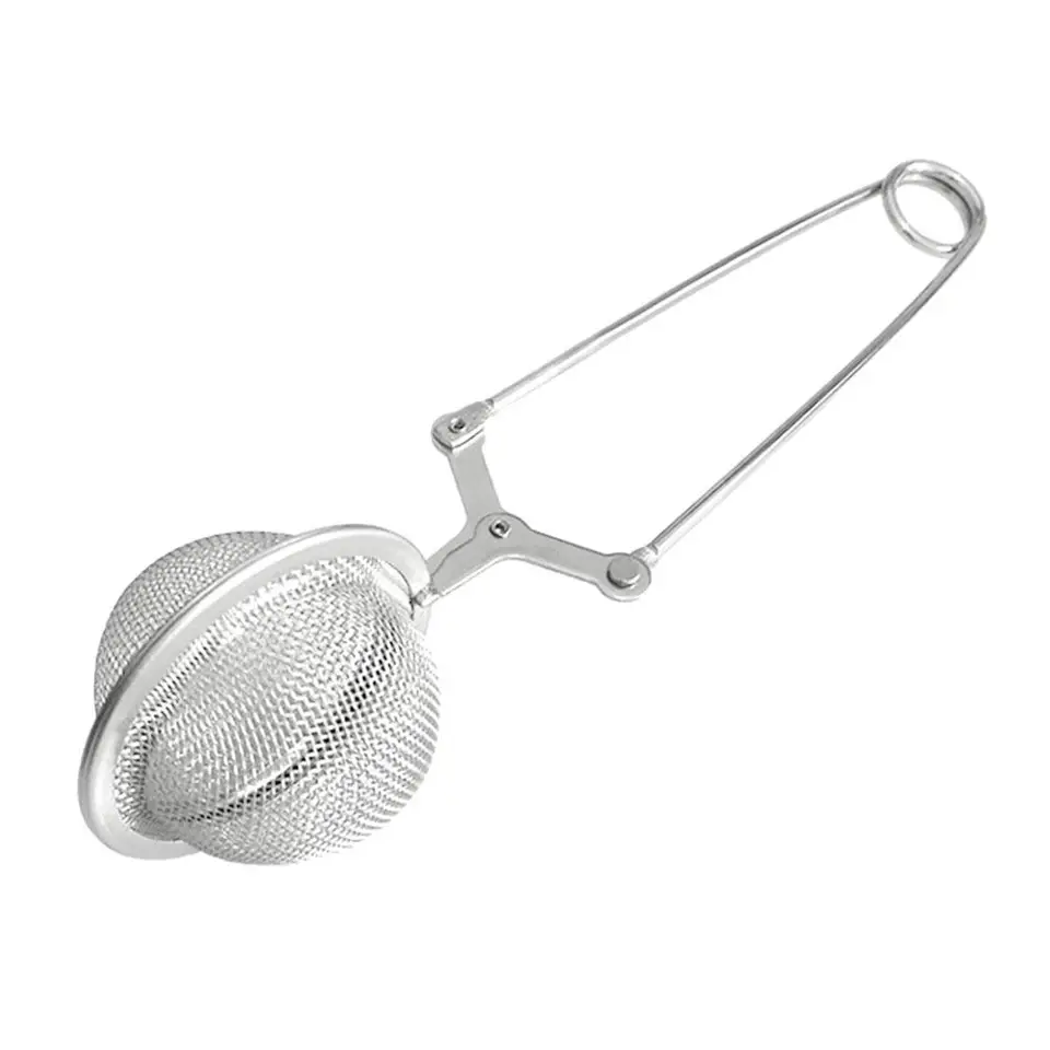 Bola De Té De Acero Inoxidable, Infusor De Colador De Té Filtro De Condimento Diseño De Malla De Bola Accesorios De Cocina Para Té De Hojas Sueltas Y Especias De Condimento (S