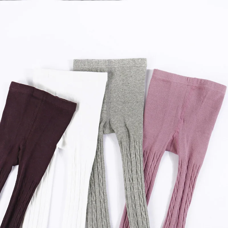 Baby Tights Winter Autumn Solid Color Soft Cotton Thick Warm Baby Girl Tights Newborn Toddler Tight Boy Girl Pantyhose Clothes