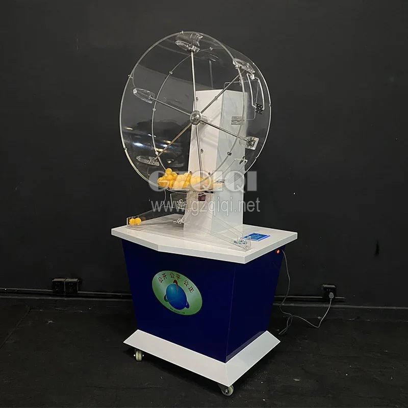 Lottery Machine by Mechanism for Lotto Games with six stickers J80