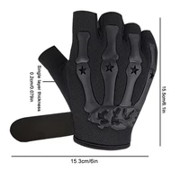 Riding Fingerless Gloves Non-slip Half Finger Gloves for Motorcycle Cycling Climbing Hiking Hunting Outdoor Sports 2