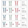 Reusable Dishwashing Gloves,PVC Waterproof Long Cuff and Flock Lining Household Cleaning Gloves 6