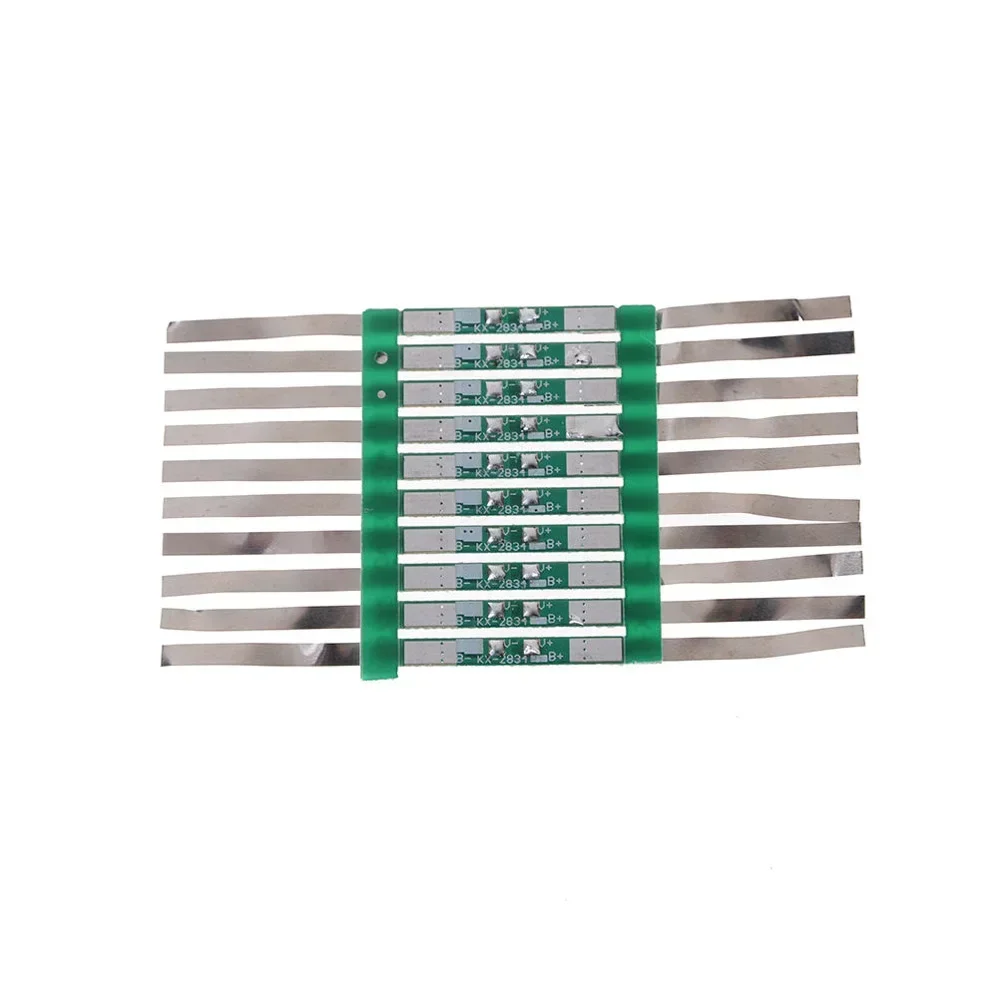 10Pcs BMS-Protection Board Li-Ion Lithium Battery 1S 3.7V 2-3A/5-6A PCB Protection Board 3.7V-18650 Over Charge Protective Plat 3