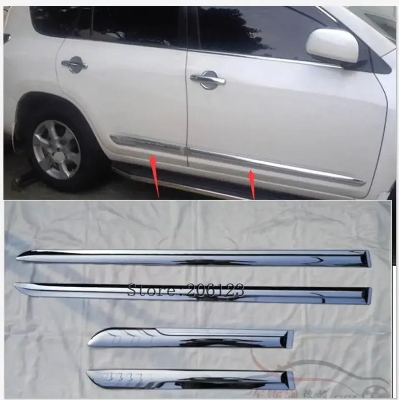 

ABS Chrome Side Door Body Molding Trim For 06-11 FOR Toyota Rav4 RAV 4 2006 2007 2008 2009 2010 2011 2012