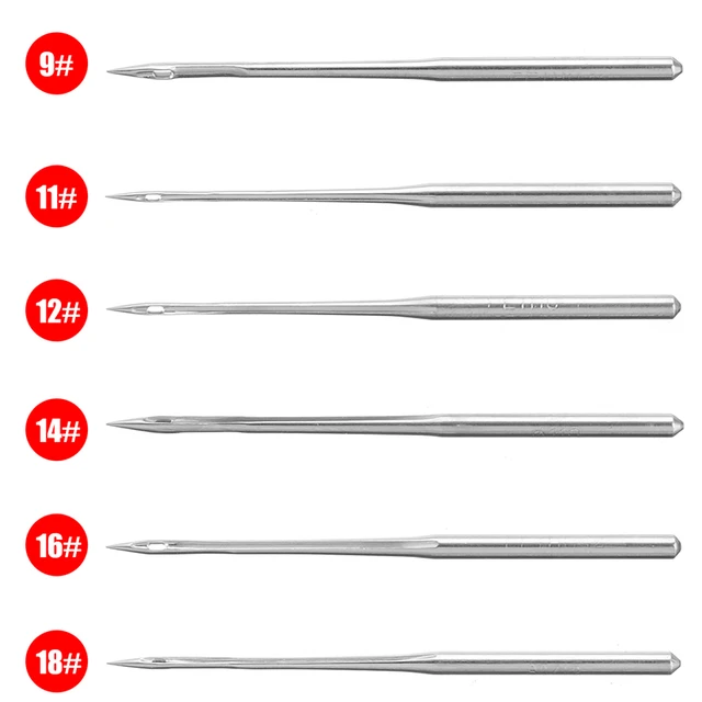 100pcs 65/9 75/11 90/14 100/16 110/18 DB*1 Round Head Sewing Needle Kit Fit  For JUKI Singer Brother Sewing Machine Needles - AliExpress