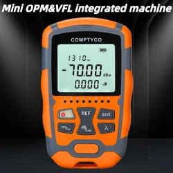 AUA-M70/M50 4 in 1 Mini Optical Power Meter & Visual Fault Locator & Rj45 Network Test & LED Lighting , Fiber Optic Tester Tool