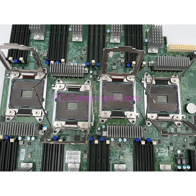 Для Supermicro Server Quad Socket R3 (LGA2011) Материнская плата DDR4 E7-4800 V4/V3 GbE LAN-порты X10QBL-4 4