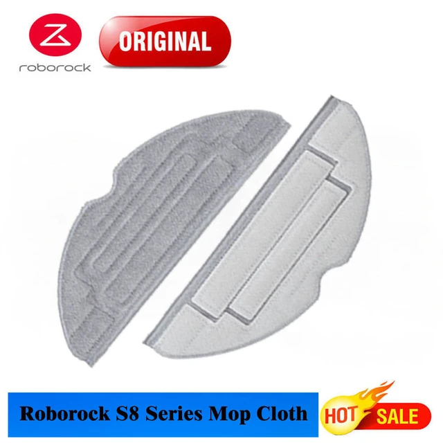 Original Roborock S8 Pro Ultra Mop Accessories S8/S8+ Robot Vacuum Cleaner  Genuine Replacements Parts of VibraRise Mop Cloth - AliExpress