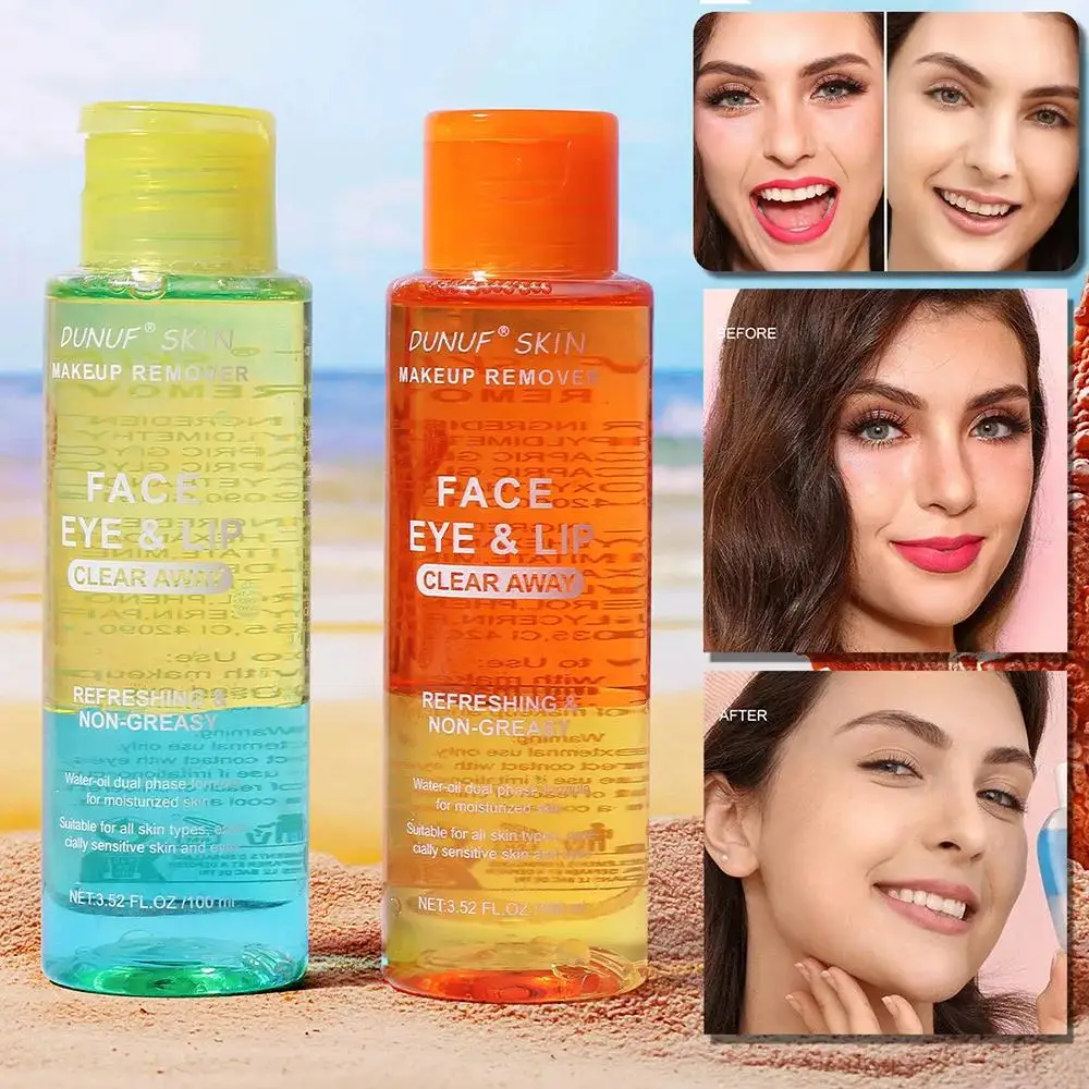 3 In 1 Cleansing Oil For Face Lip Eye Makeup Remover Sensitive Skin Moisturizing Oil Control Non Irritating Refreshing